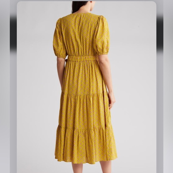 FRNCH Paris Women’s Gladys Floral Puff Sleeve Vintage Inspired Dress Size XS - Picture 2 of 14